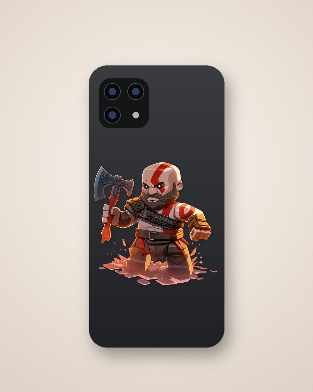 Lego Kratos God of War Sticker