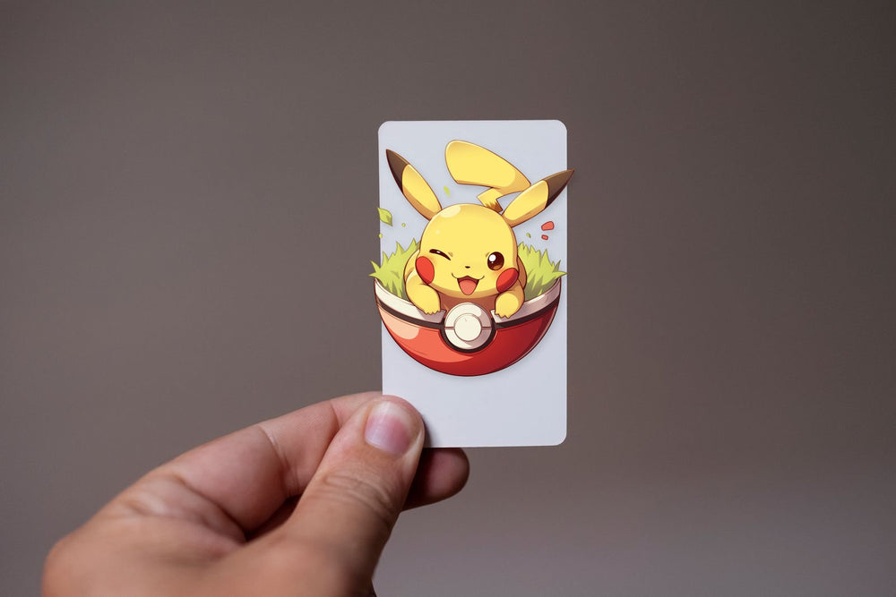 Pikachu Inside Pokeball Sticker