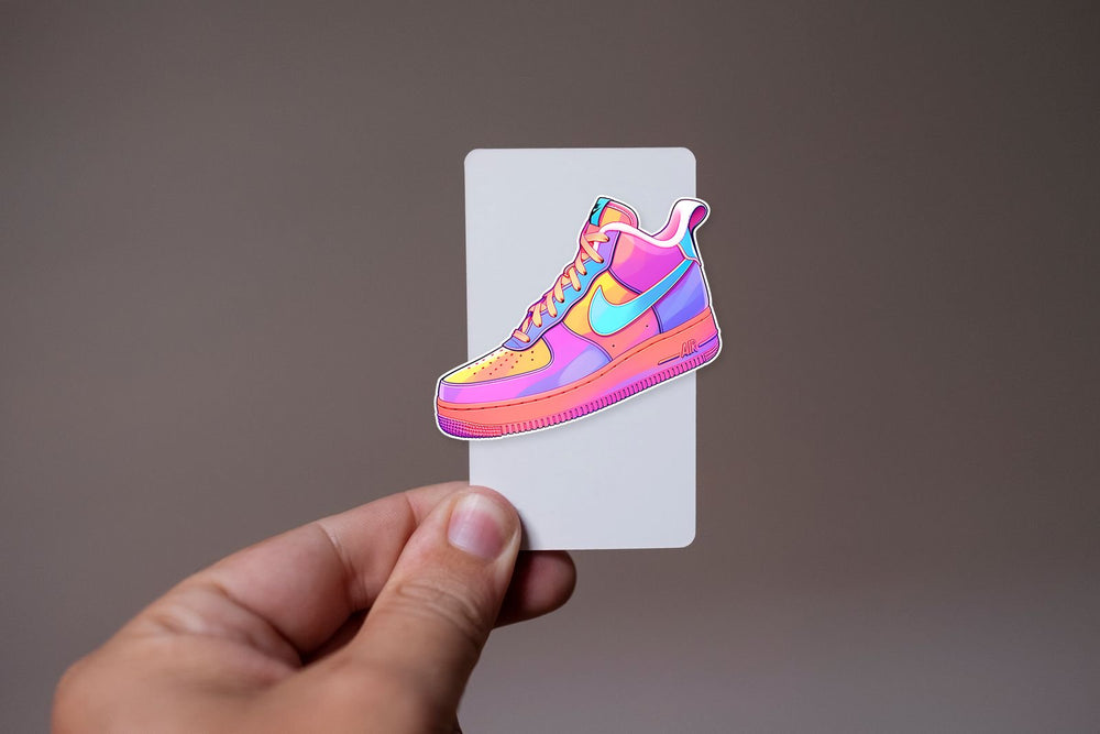 Colorful Nike Air Sticker