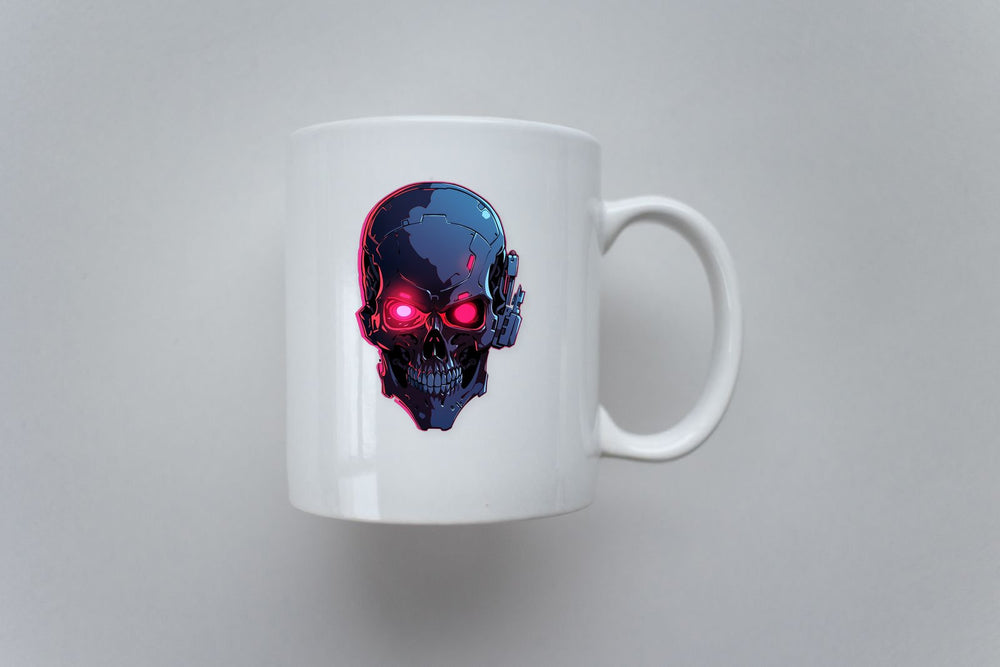 Terminator Skull Head Grim Sticker