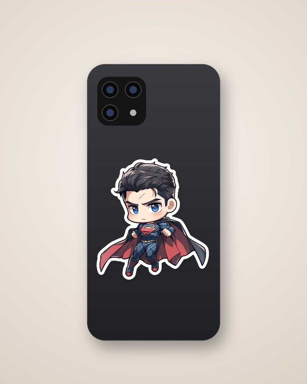 DC Chibi Superman Art Sticker
