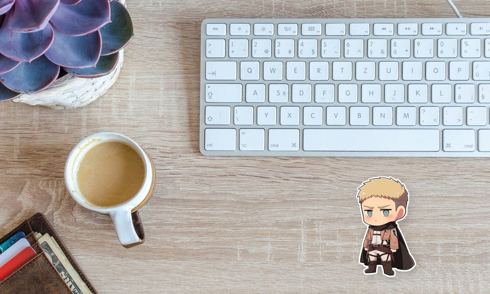 Chibi Reiner Braun Survey Corps Sticker