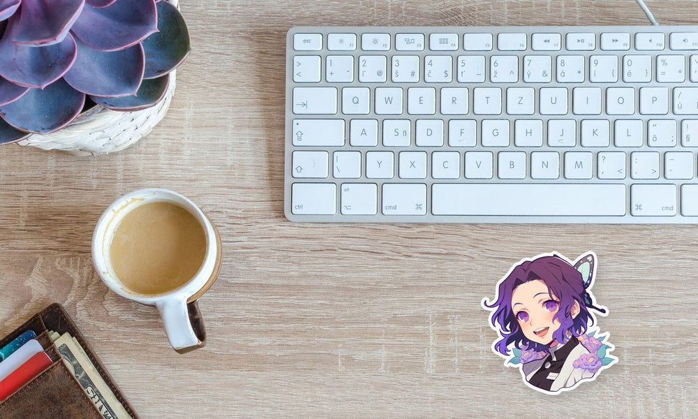 Shinobu Kocho Kawaii Demon Slayer Sticker
