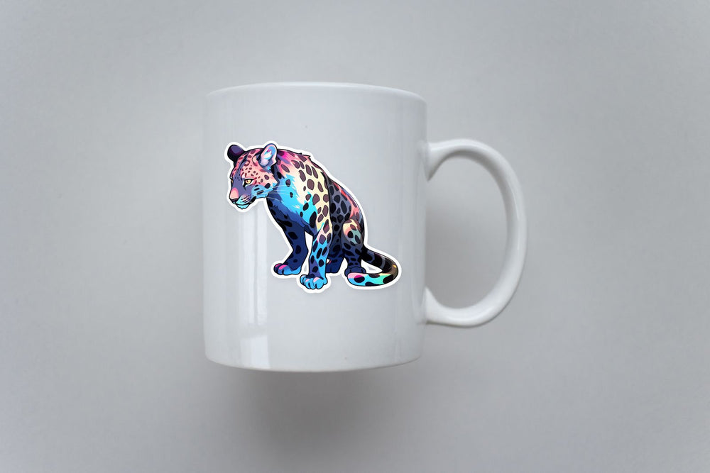 Pastel Jaguar Aesthetic Sticker