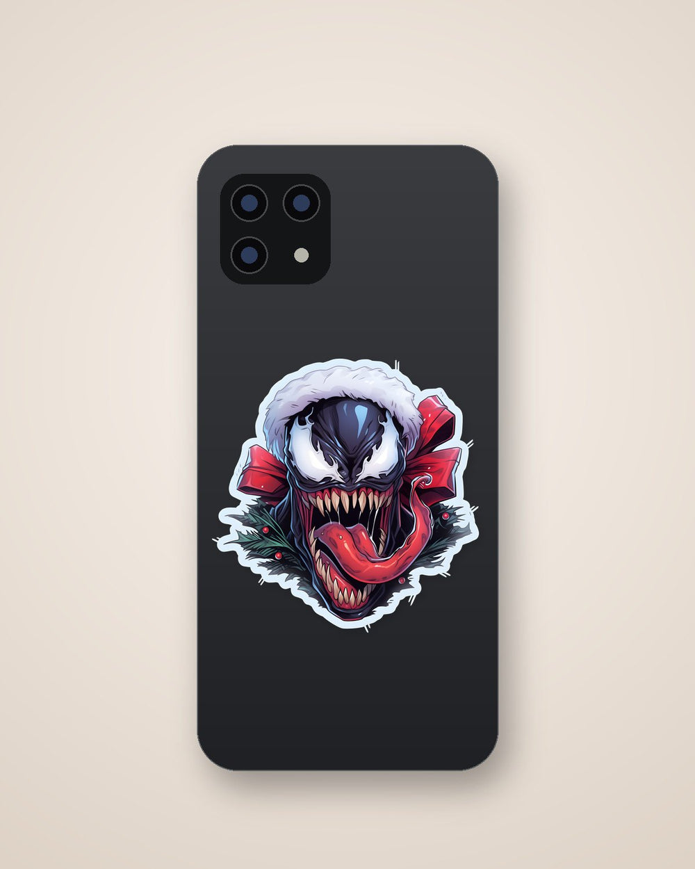 Scary Christmas Venom Marvel Sticker