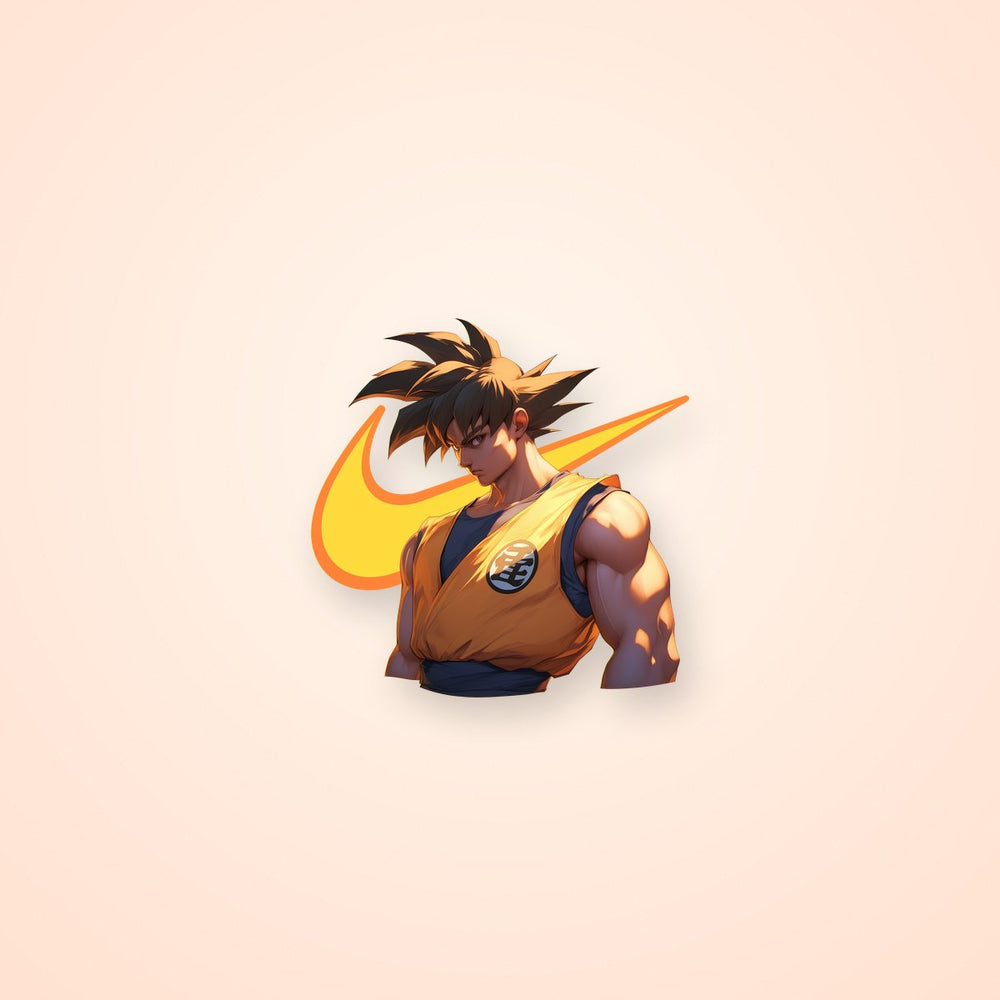 Goku Nike Orange Gi Sticker