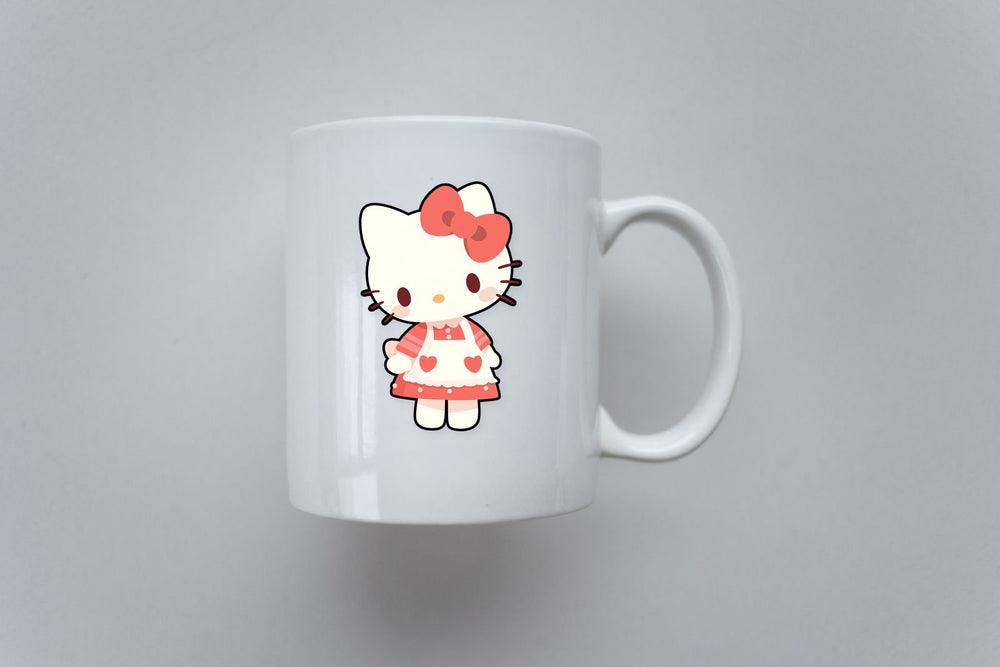 Hello Kitty Tiny Dress Cute Sticker