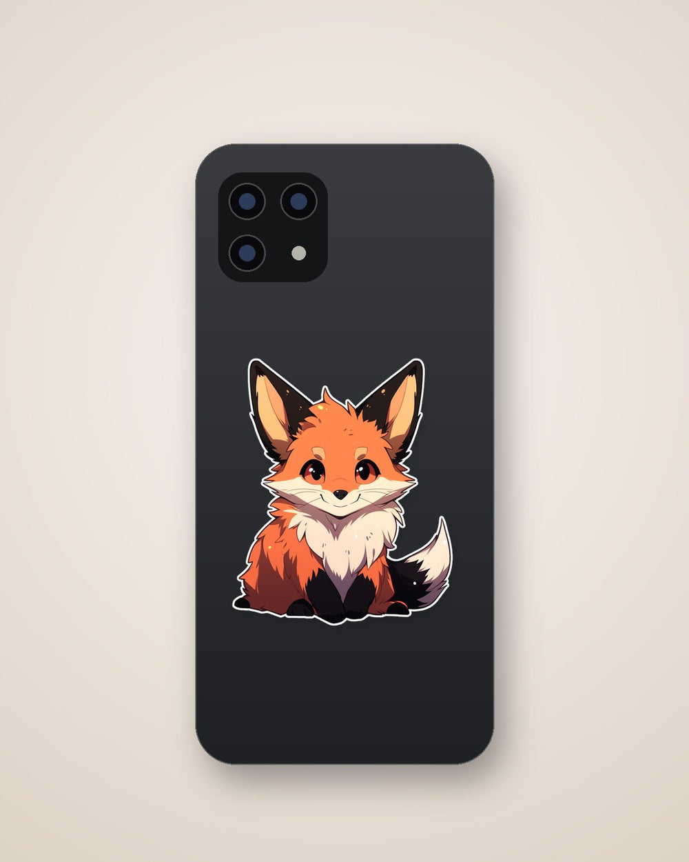 Funny Baby Foxy Animal Sticker