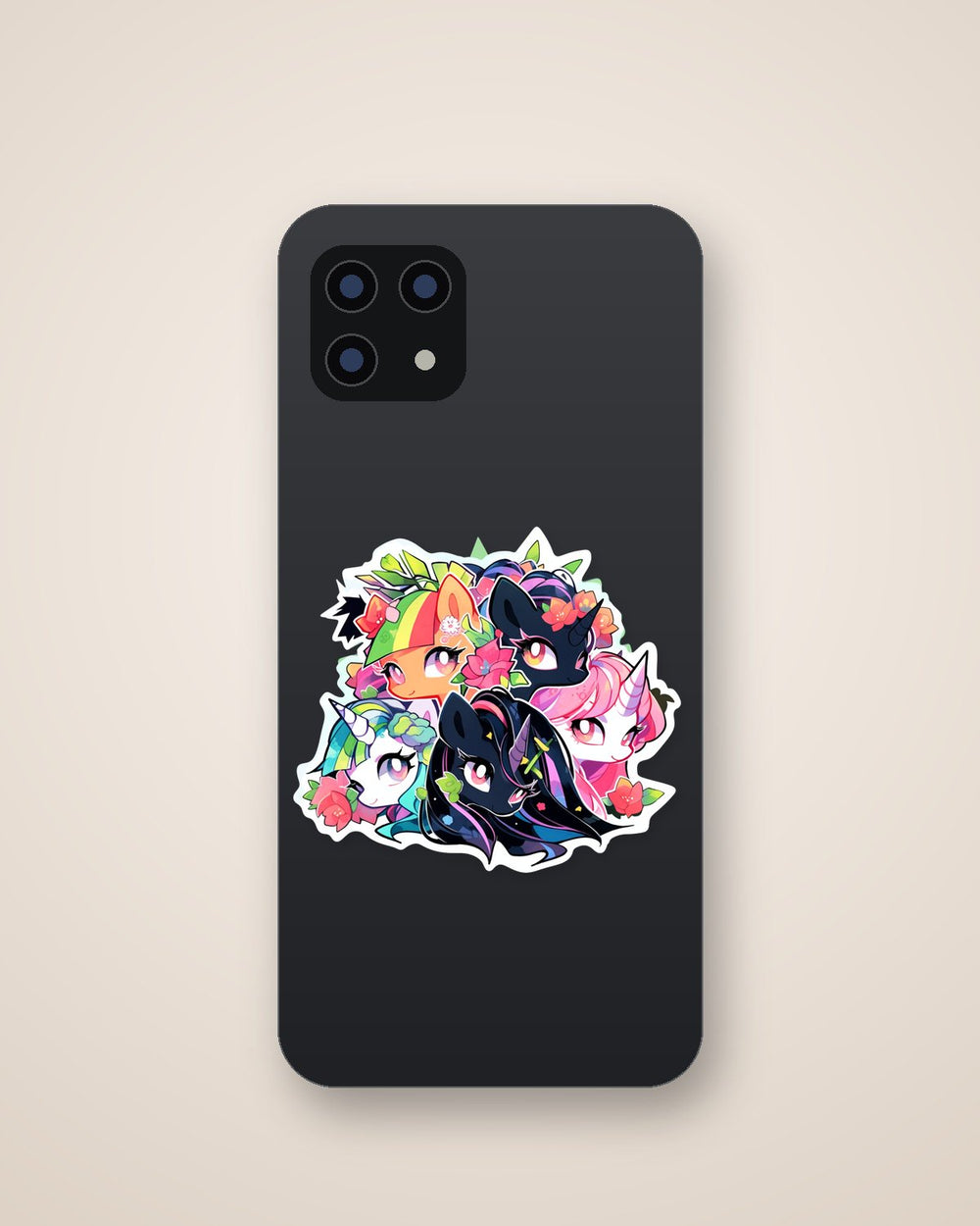 Aesthetic Bright Cute Unicorns Sticker