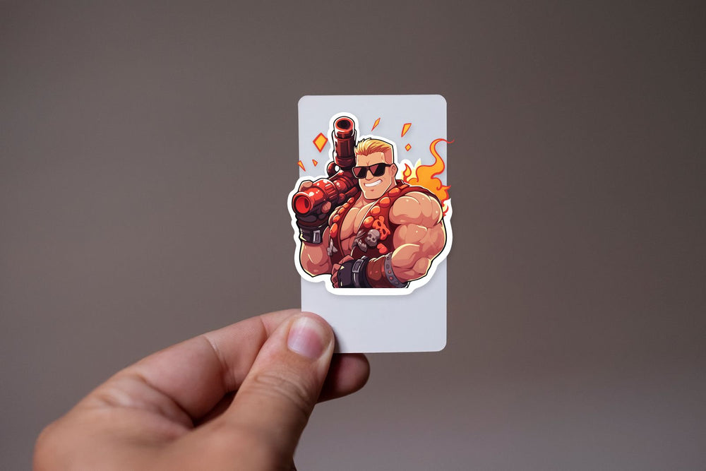 Duke Nukem Art Sticker