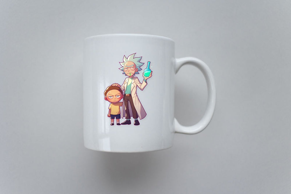 Rick and Morty Chibi Sticker