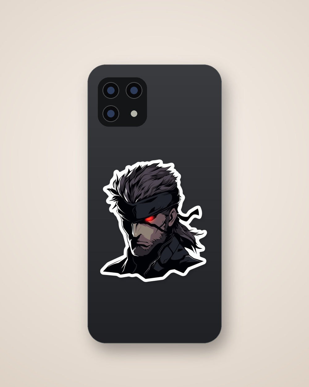 Metal Gear Solid Snake Dark Sticker