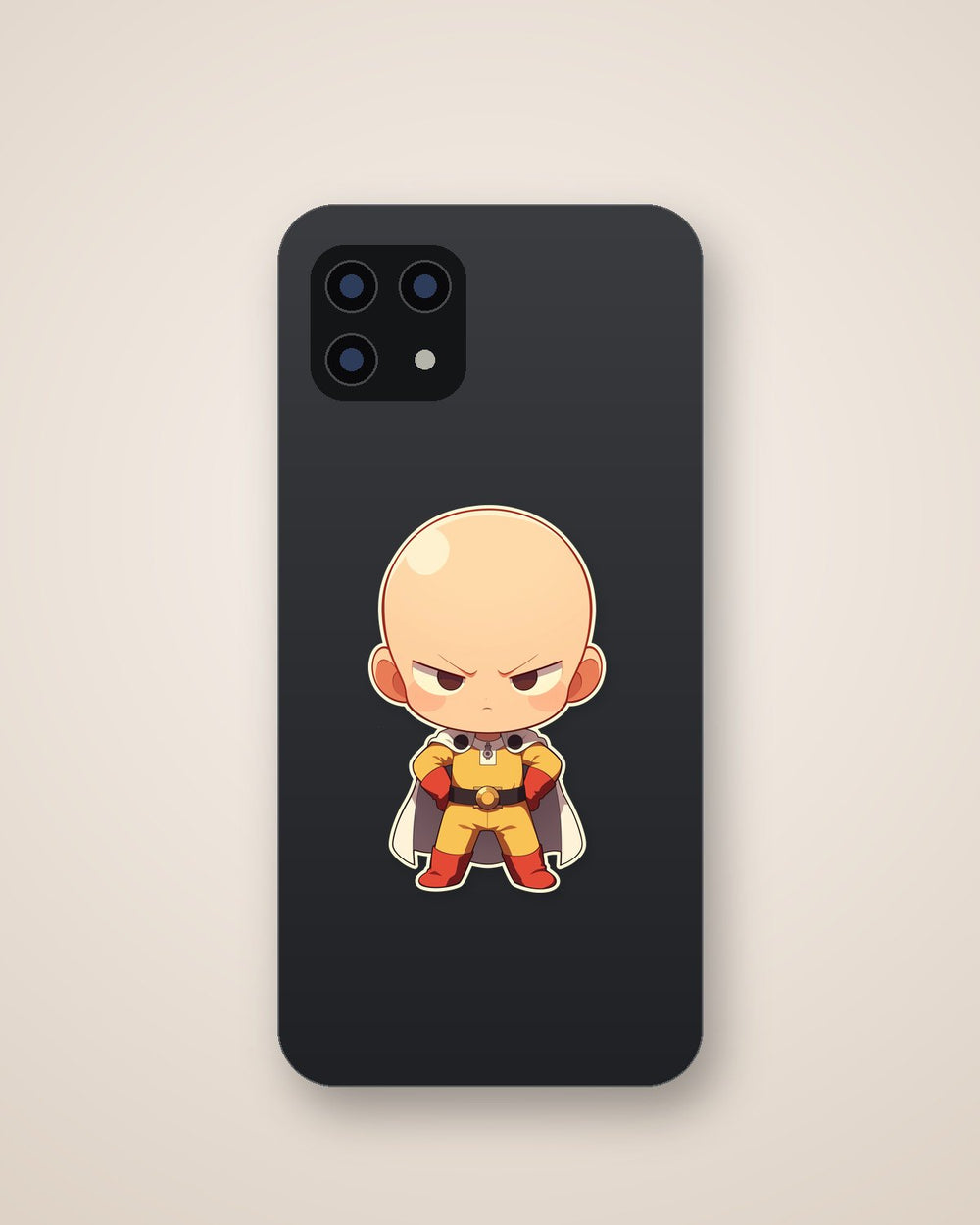 Chibi One Punch Man Angry Saitama Sticker