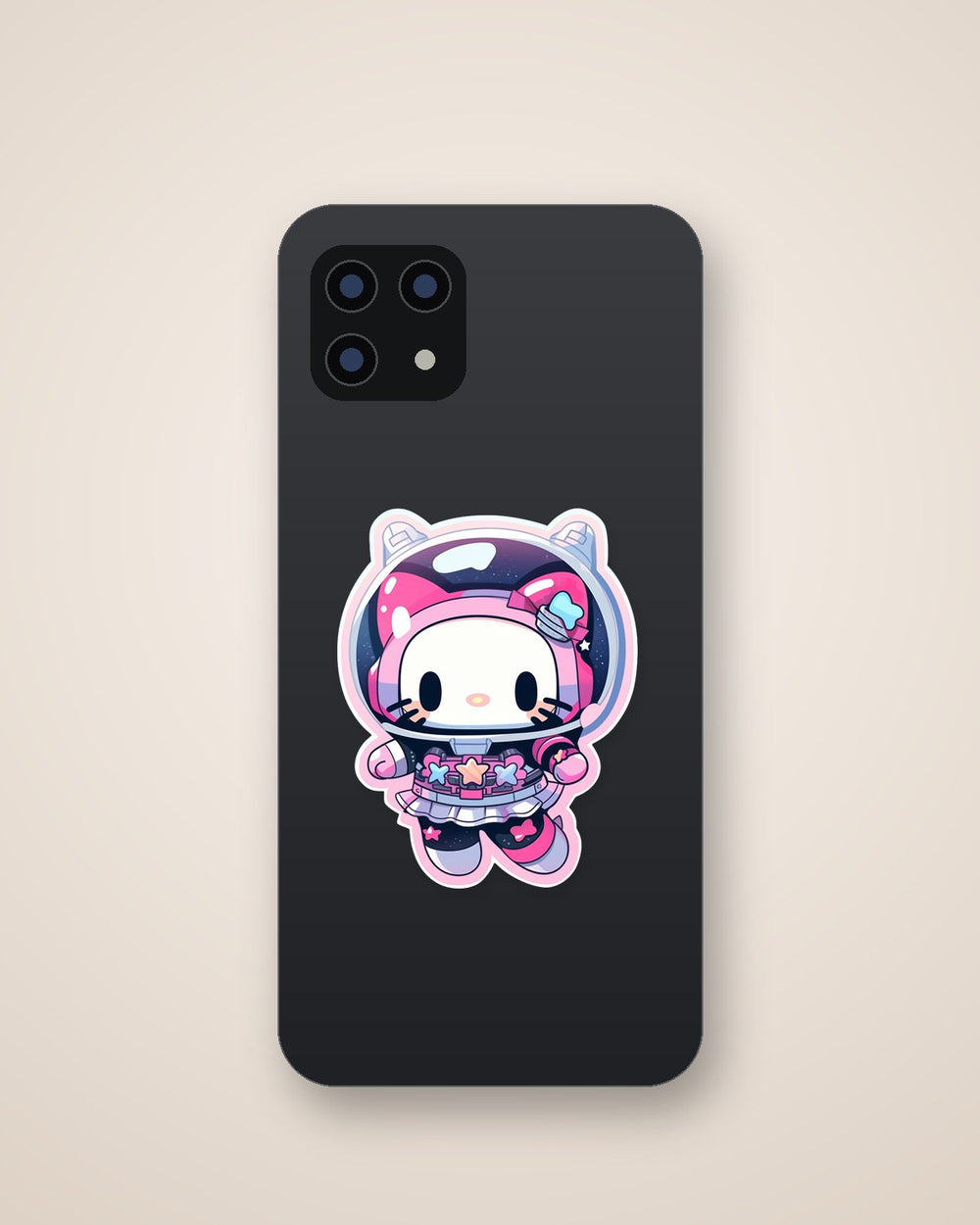 Cute Hello Kitty in Space Suit Sticker