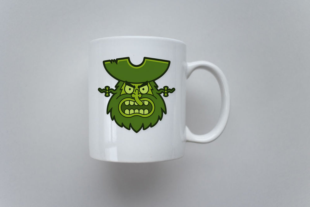 Flying Dutchman Head Spongebob Sticker