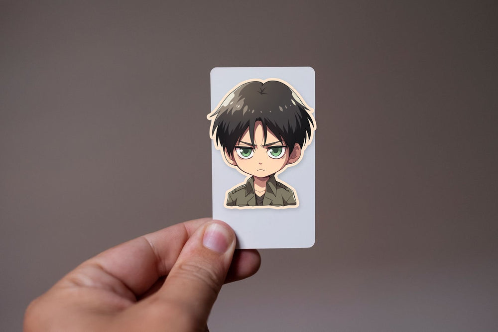 Chibi Eren Yeager Child Sticker