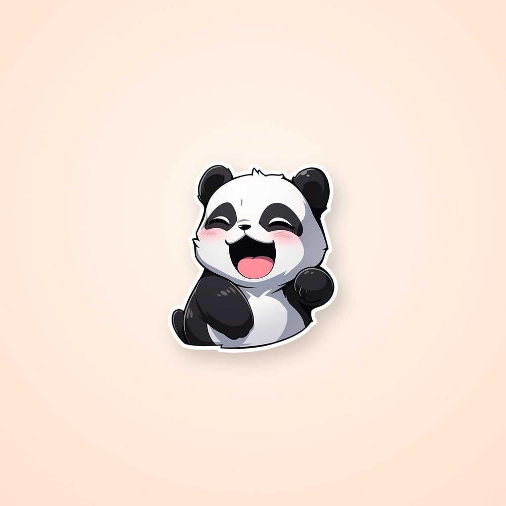 Funny Baby Panda Animal Sticker