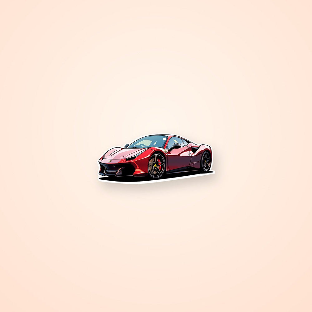 Cool Ferrari 488 Sticker