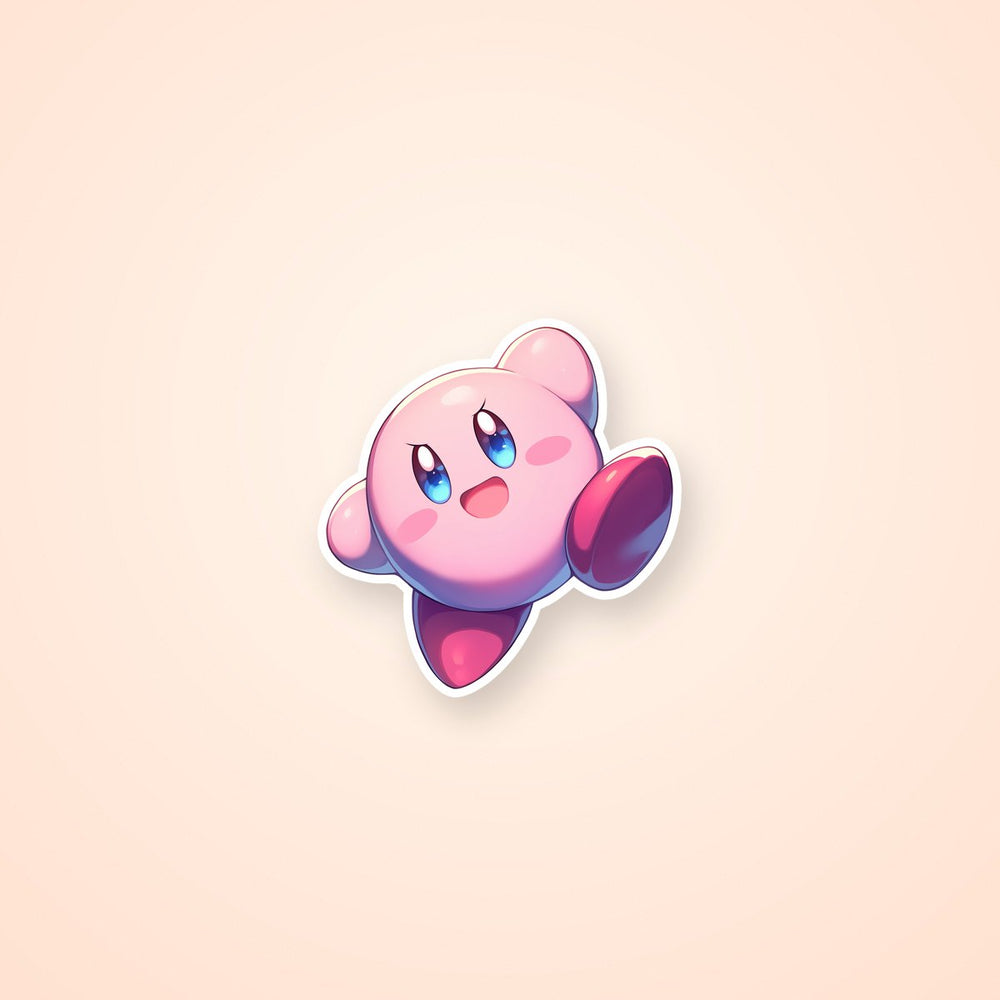 Kirby Happy Dance Sticker