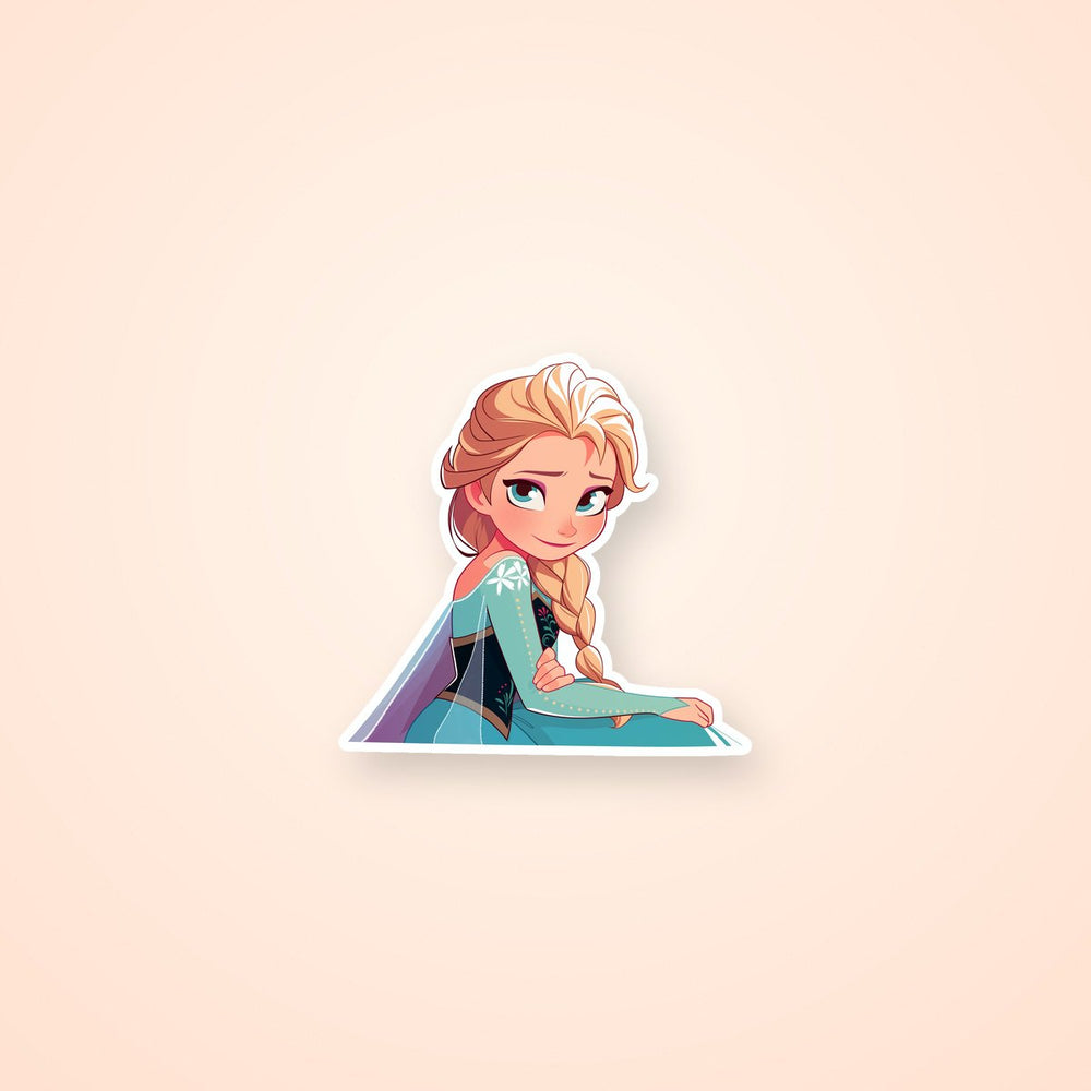 Frozen Elsa Gentle Smile Sticker