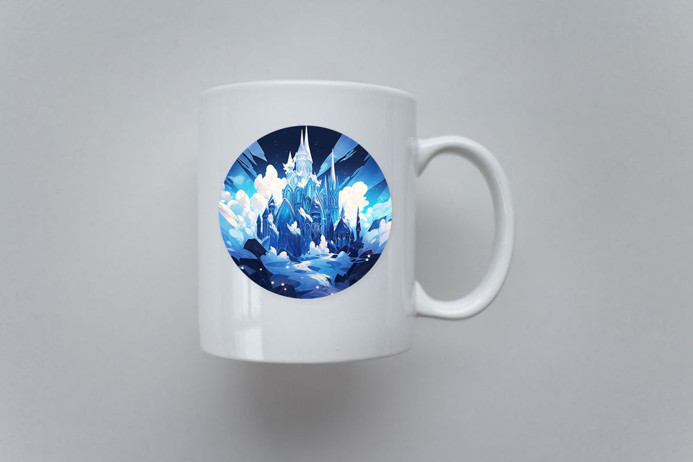 Ice Castle Round Sticker