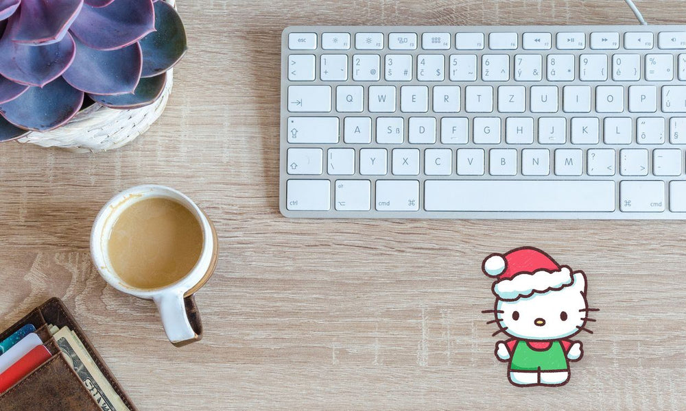 Hello Kitty Christmas Hat Sticker