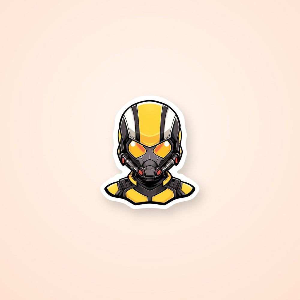 Marvel Wasp Head Sticker