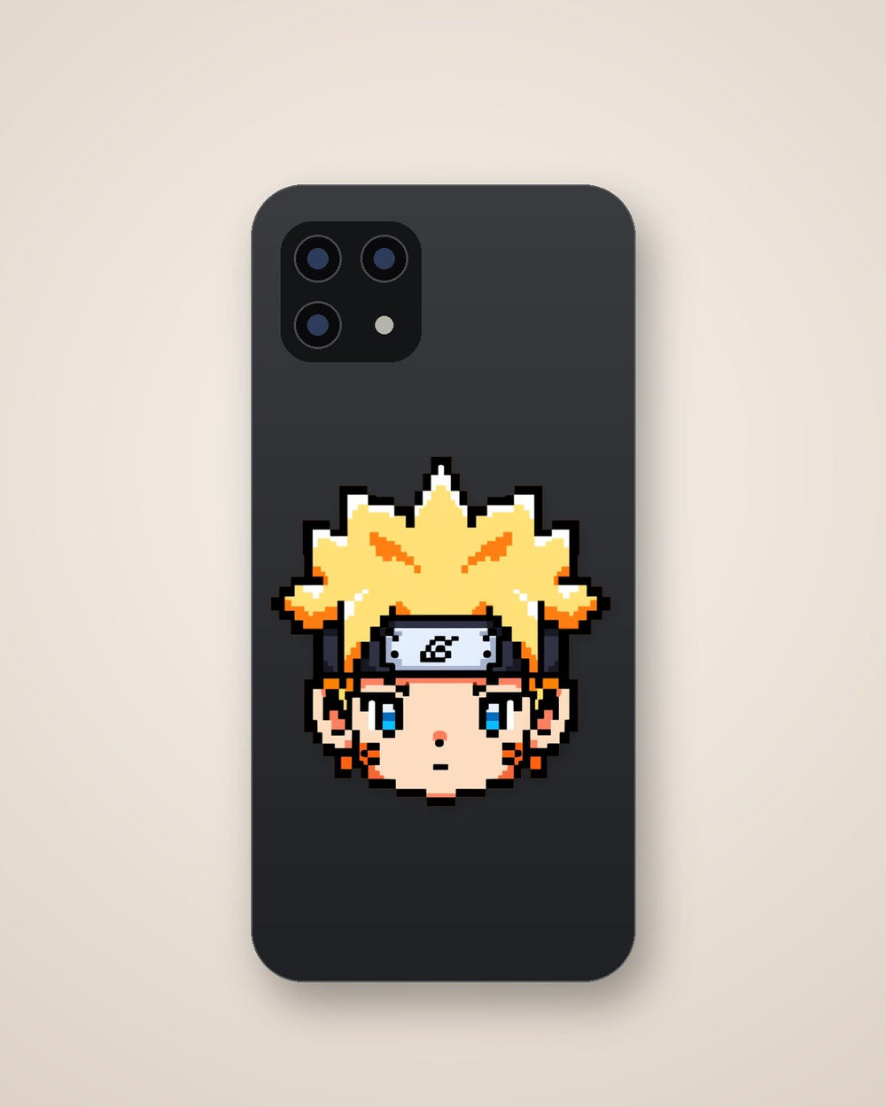Naruto Uzumaki Head Pixel Sticker