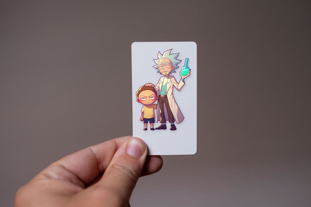 Rick and Morty Chibi Sticker