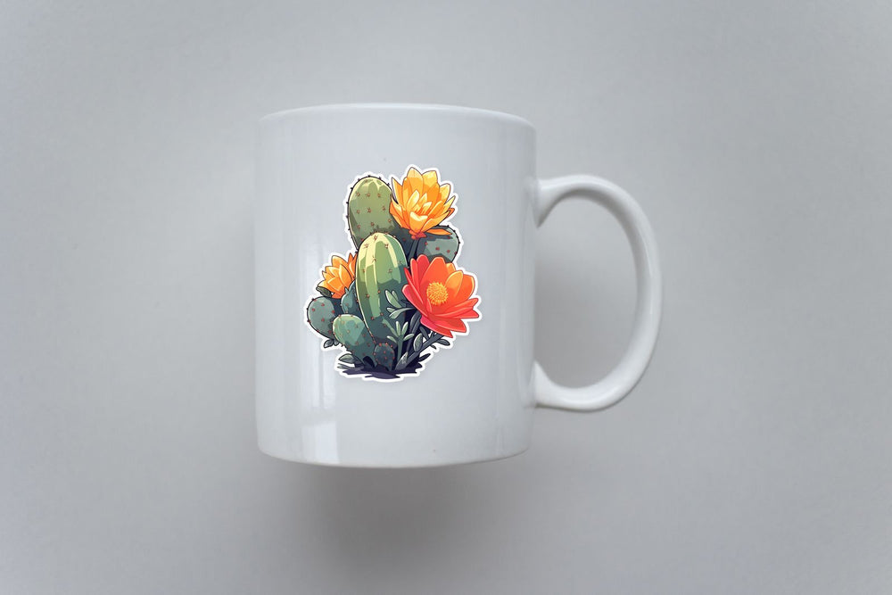 Aesthetic Cactus Plants Sticker