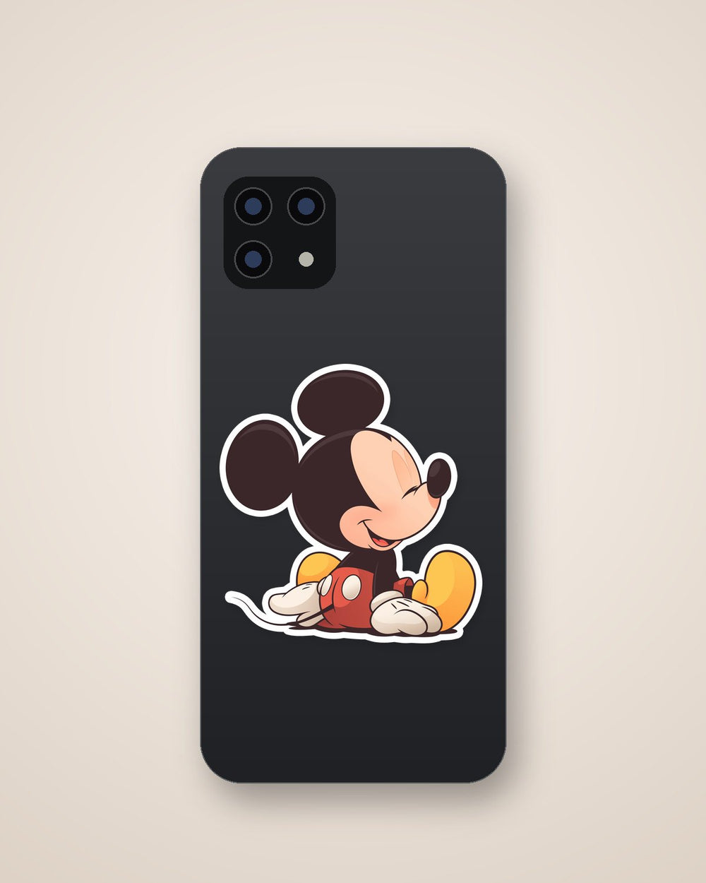Chibi Mickey Mouse Smiling Sticker