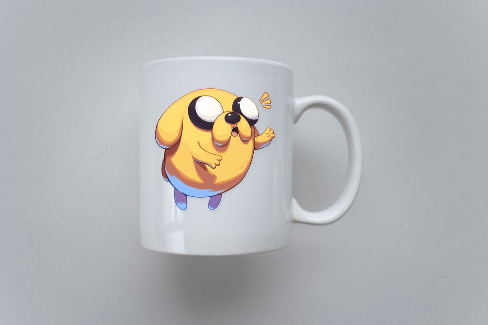 Jake the Dog Surprised Sticker