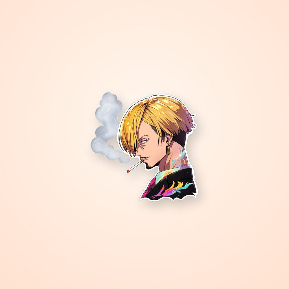 Sanji Smoking One Piece Sticker