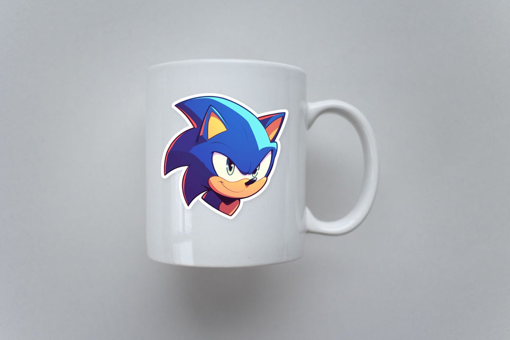 Sonic Smart Smiley Sticker