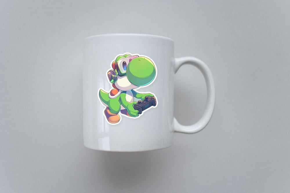 Yoshi Gamer Controller Sticker