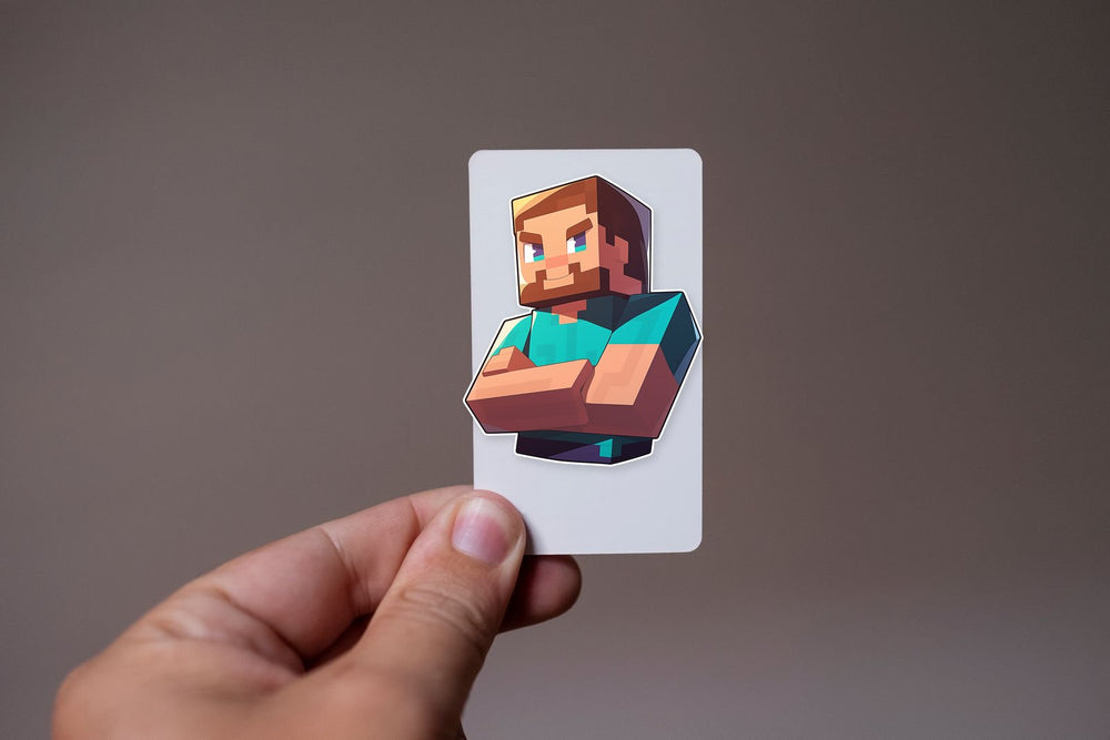 Minecraft Steve Clipart Sticker