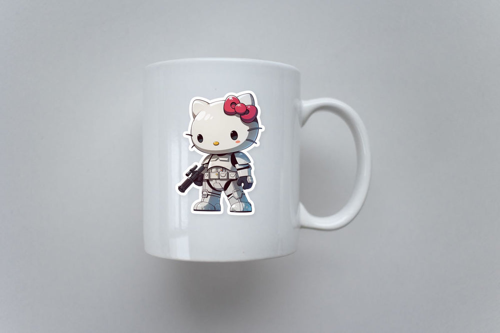 Hello Kitty Stormtrooper Sticker