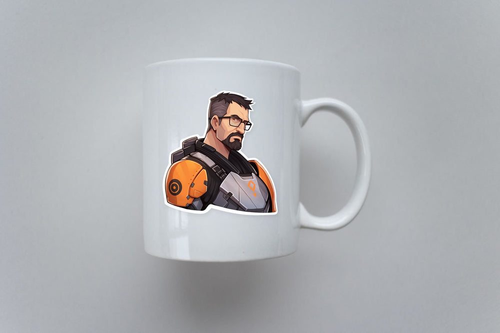 Half-Life Gordon Freeman Aesthetic Sticker