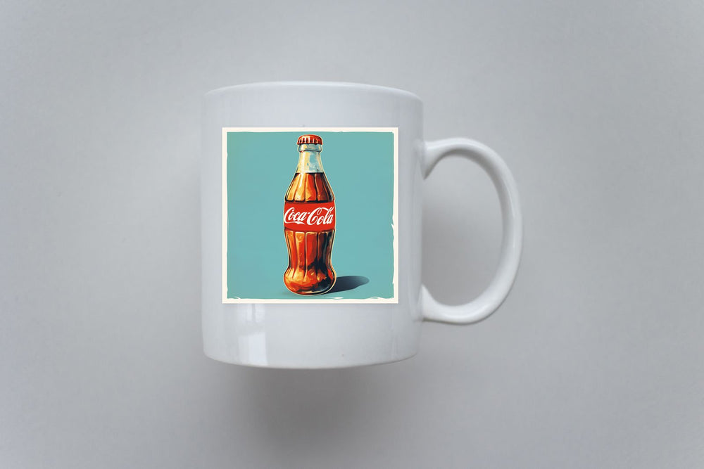 Vintage Coka-Cola Bottle Sticker