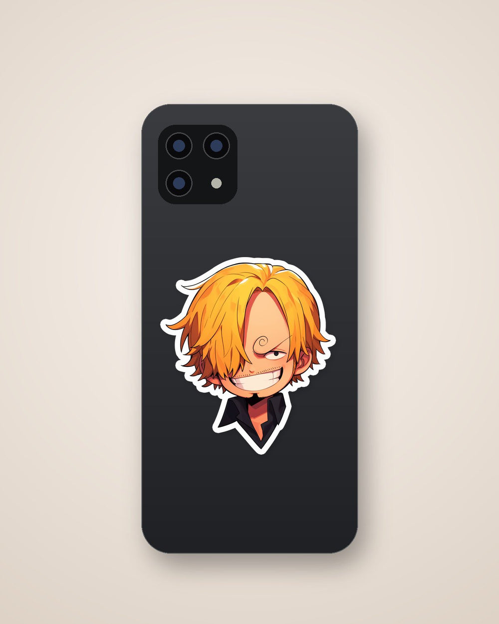 One Piece Funny Sanji Head Sticker