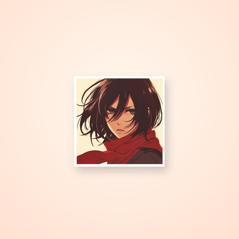 Mikasa Ackerman Attack on Titan Sticker