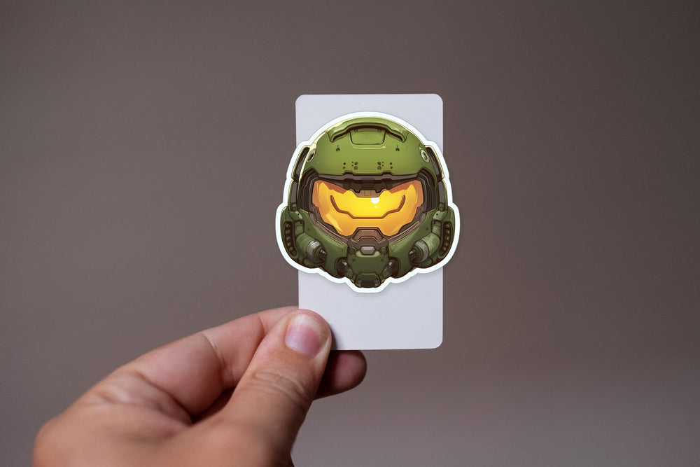 Cute Doom Helmet Sticker