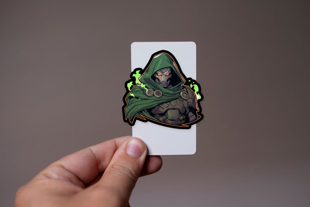 Marvel Doctor Doom Hooded Villain Comics Sticker