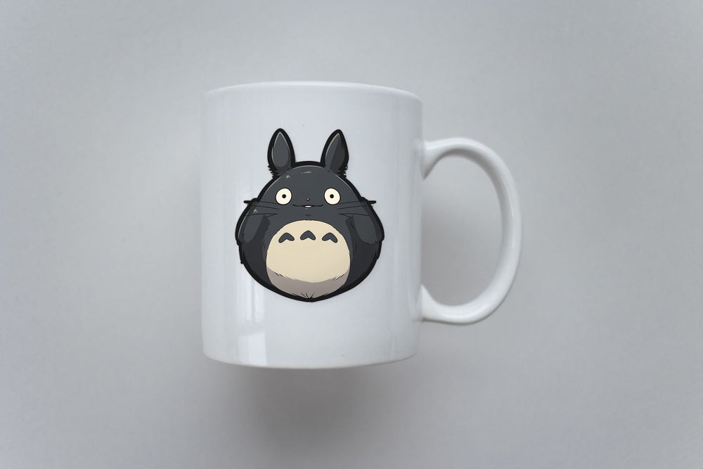 Totoro Black Stroke Sticker