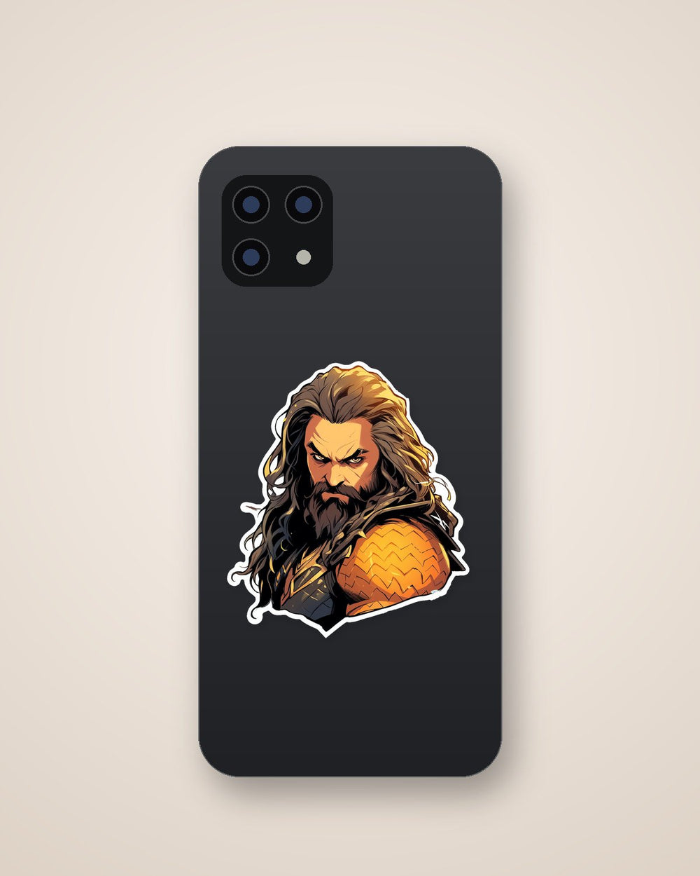 Aquaman Jason Momoa Art Sticker