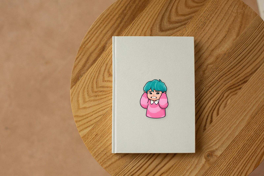 Kpop Demon Hunters Scared Baby Saja Sticker