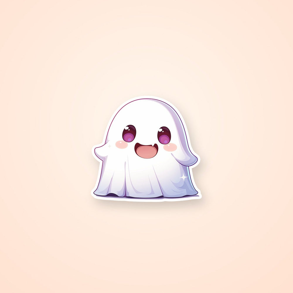 Cute Kawaii Ghost Halloween Sticker