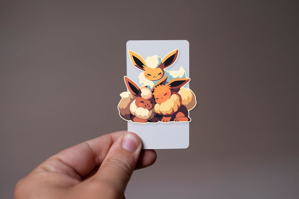 Pokemon Eevee Group Sticker