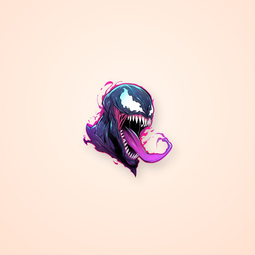 Venom Pink Stroke Sticker