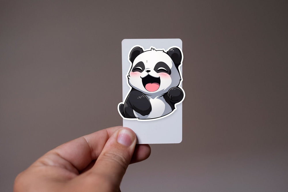 Funny Baby Panda Animal Sticker